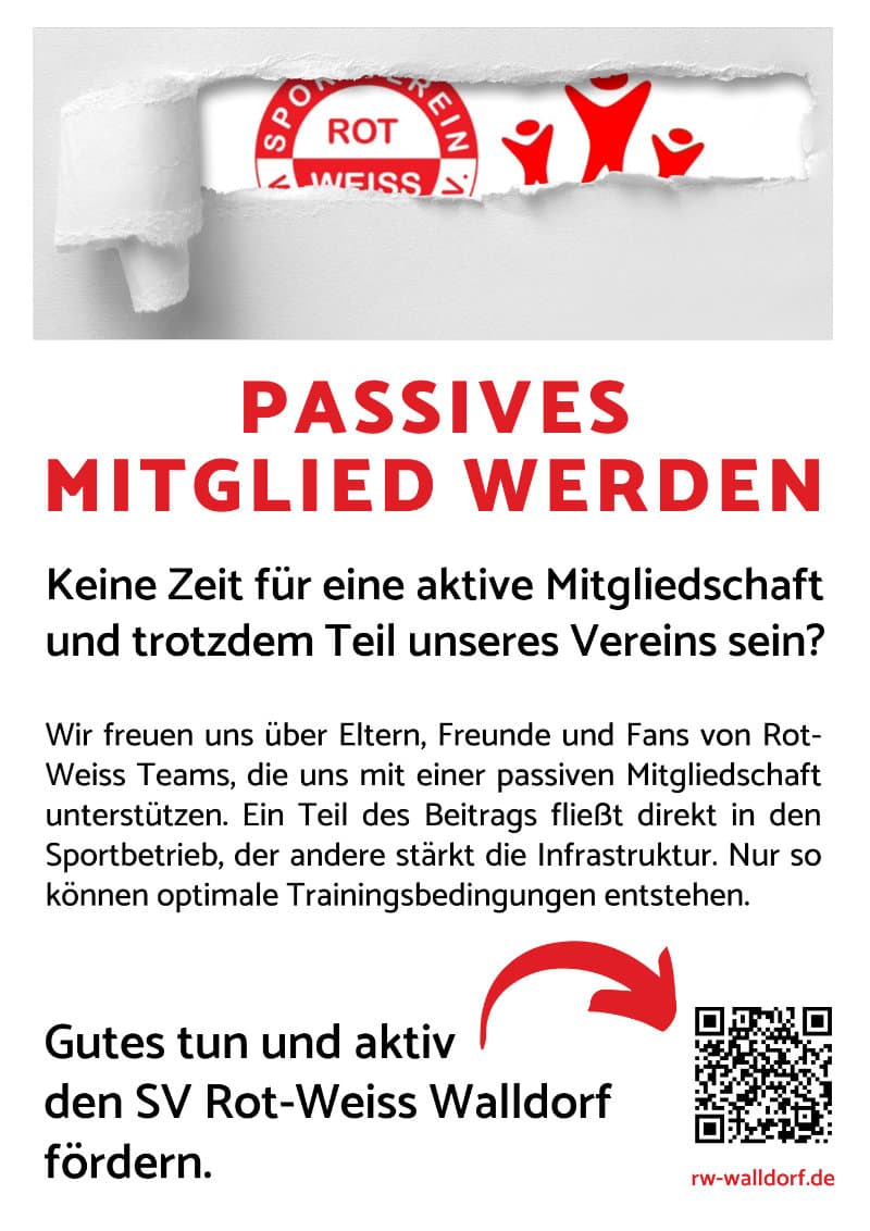 Passive Mitgliedschaft mit QR-Code