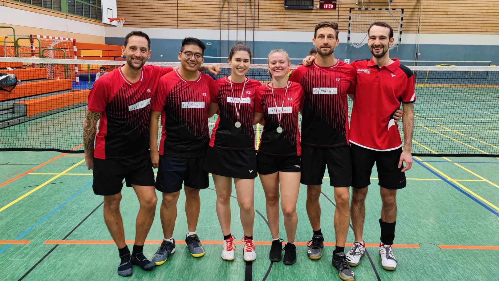 Badmintonspieler der RW Walldorf holen Podestplätze bei der Bezirksmeisterschaft